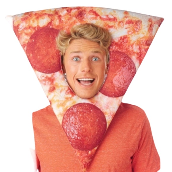 Accessories Adult Pizza Head Face Hat Pepperoni Pizza Mask For Adults